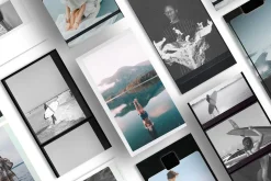 120 + Film Frames & Instant Template