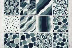 12 abstract patterns