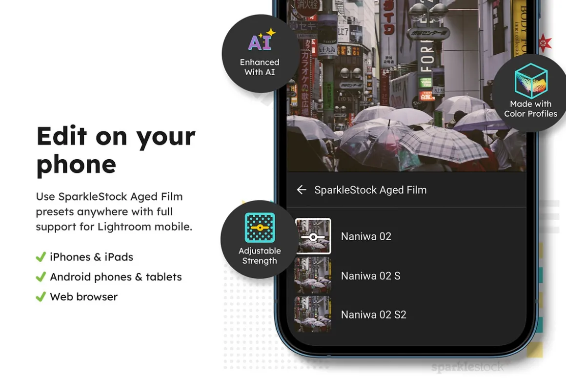 20 Aged Film Lightroom Presets & LUT