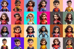 125 Animoji - Children Superhero