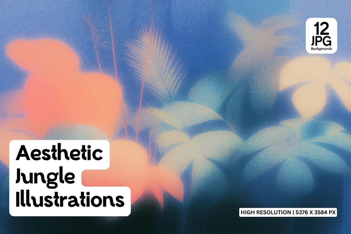 12 Blurry Aesthetic Jungle Wallpaper