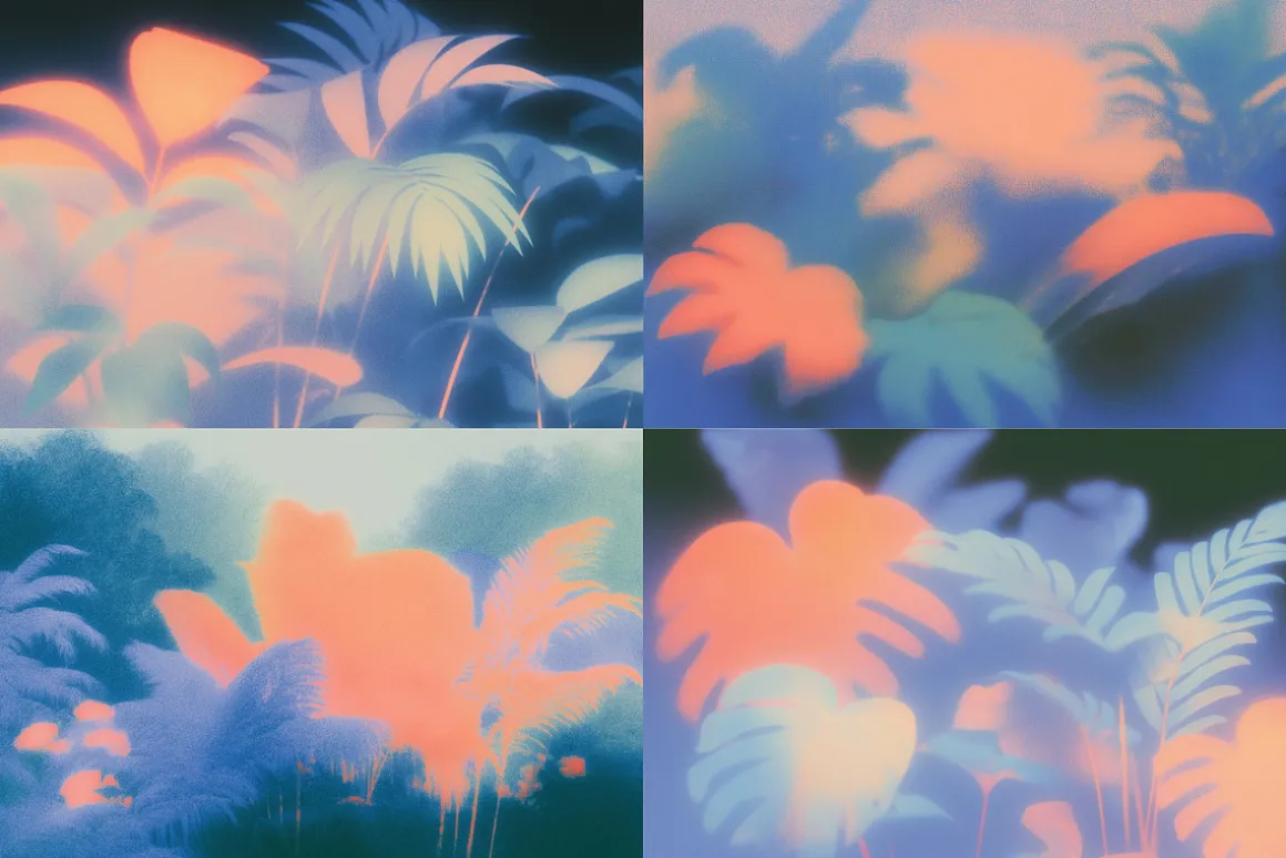 12 Blurry Aesthetic Jungle Wallpaper