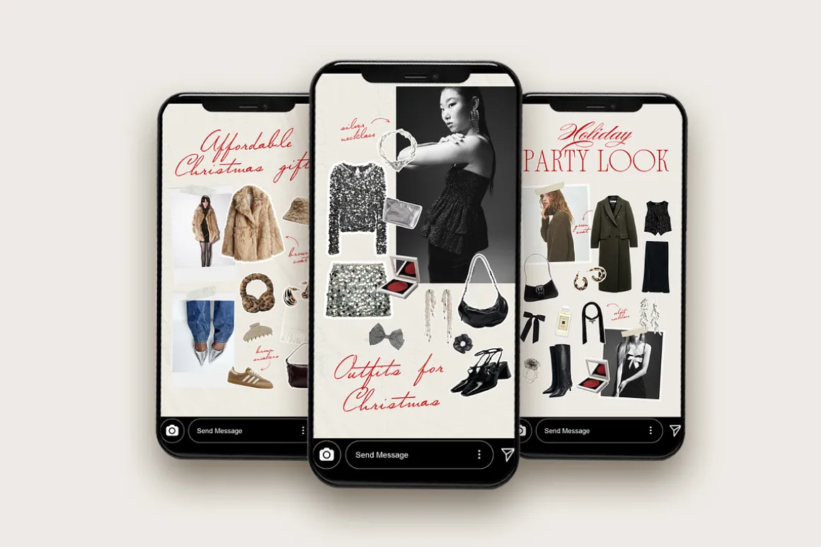 80 Christmas LTK Template Bundle