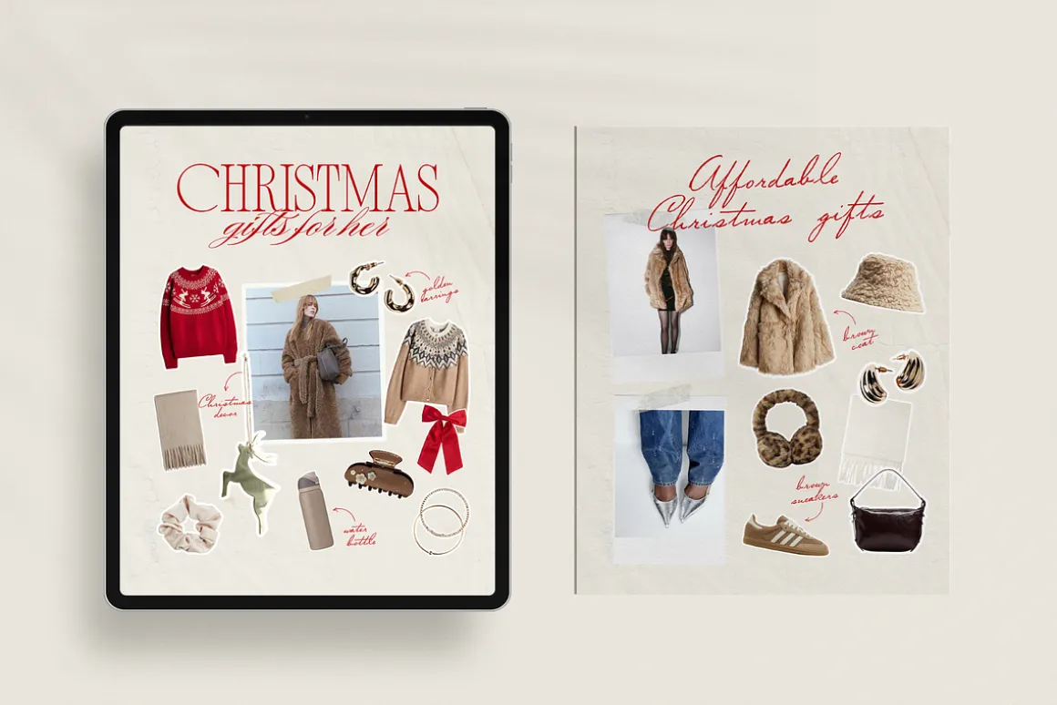 80 Christmas LTK Template Bundle