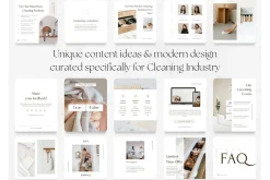 100 Cleaning Business Post Templates