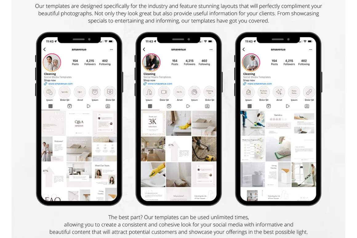 100 Cleaning Business Post Templates