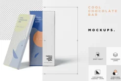 5 Cool Chocolate Bar Mockups