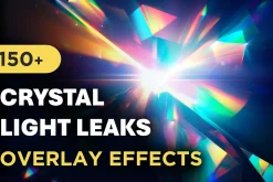 150+ Crystal Light Leaks Overlays