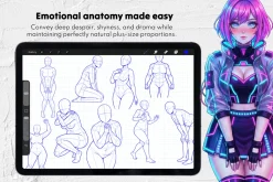 165 Curvy Female Pose Stamps