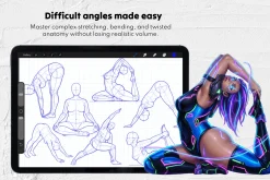 165 Curvy Female Pose Stamps