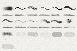 59 Easy Ink Brushes For Procreate