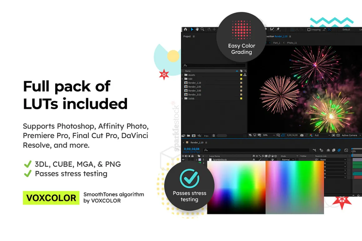 20 Fireworks Night Lightroom Presets