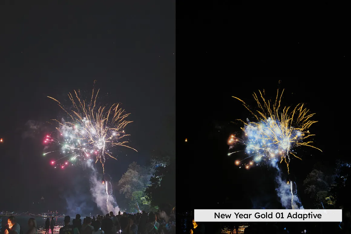 20 Fireworks Night Lightroom Presets