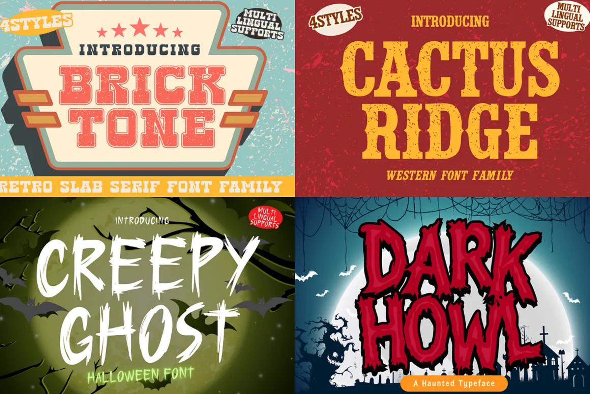 44 Fonts Mega Bundle