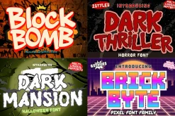 44 Fonts Mega Bundle