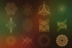 24 Geometric Shapes - Lines (v.2)