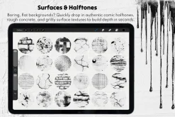 250 Grunge Procreate Brushes