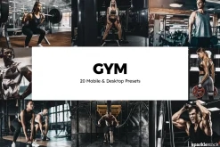 20 Gym Lightroom Presets & LUTs