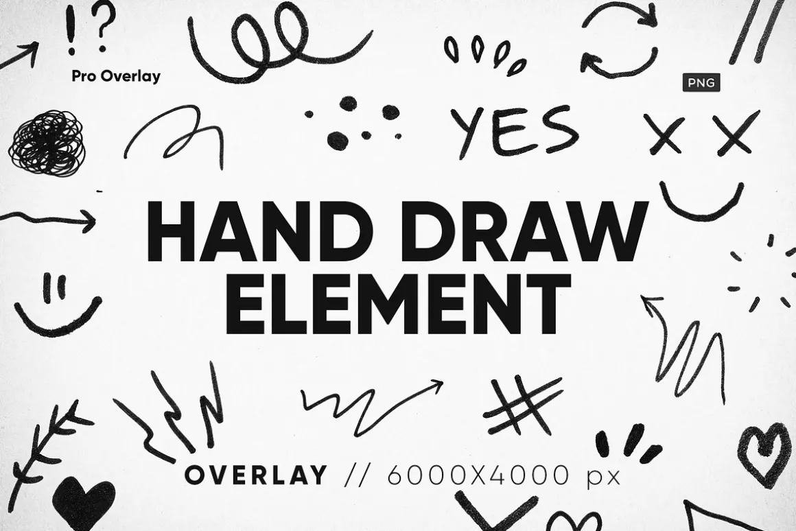 90 Hand Draw Element HQ