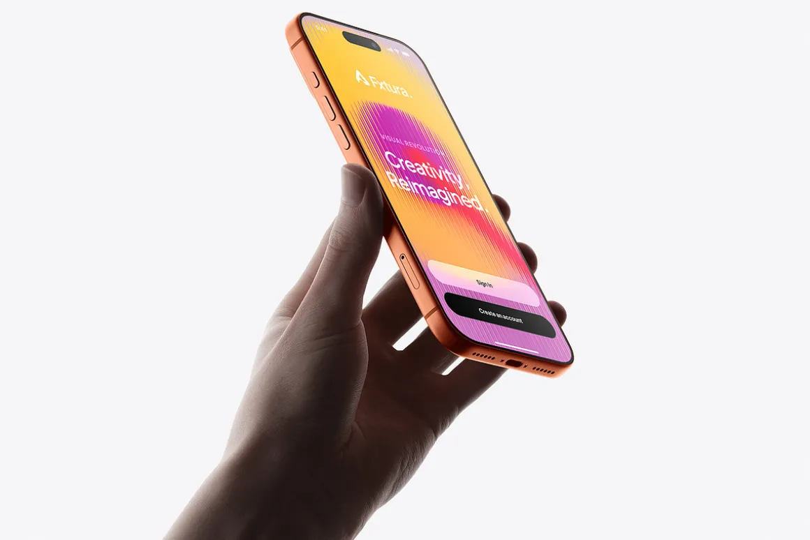 24 iPhone 17 Pro in Hand Mockups