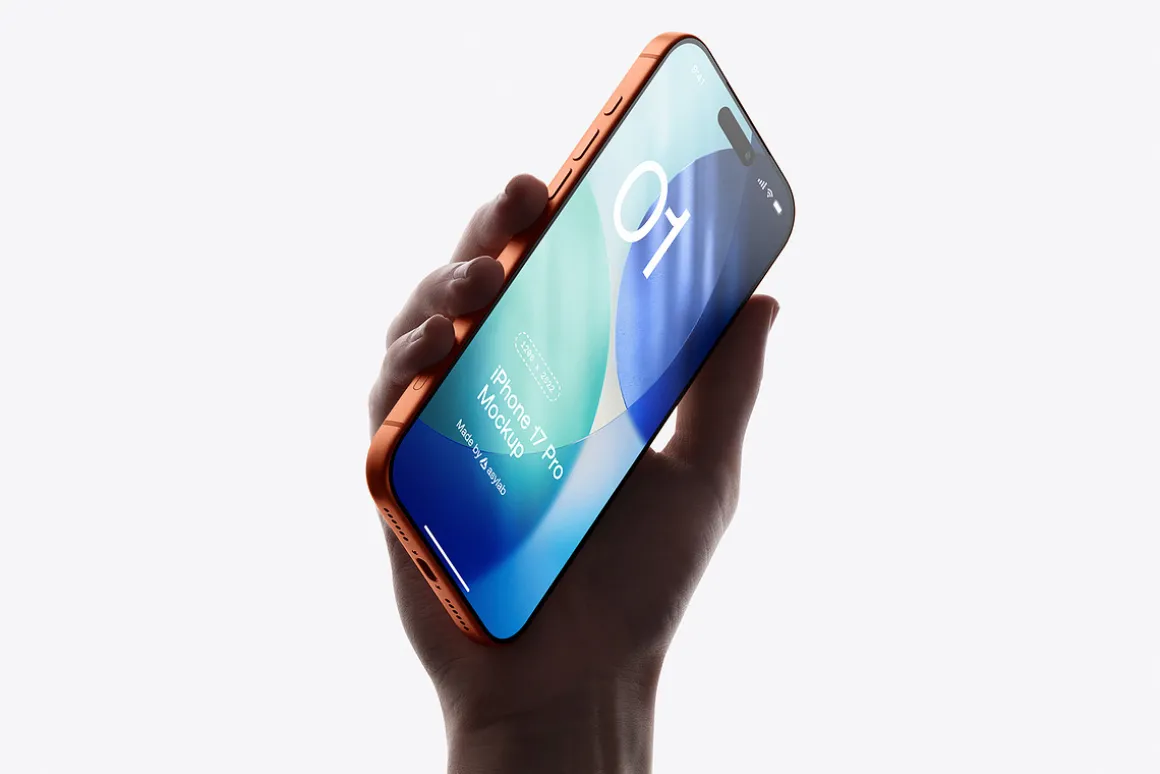 24 iPhone 17 Pro in Hand Mockups