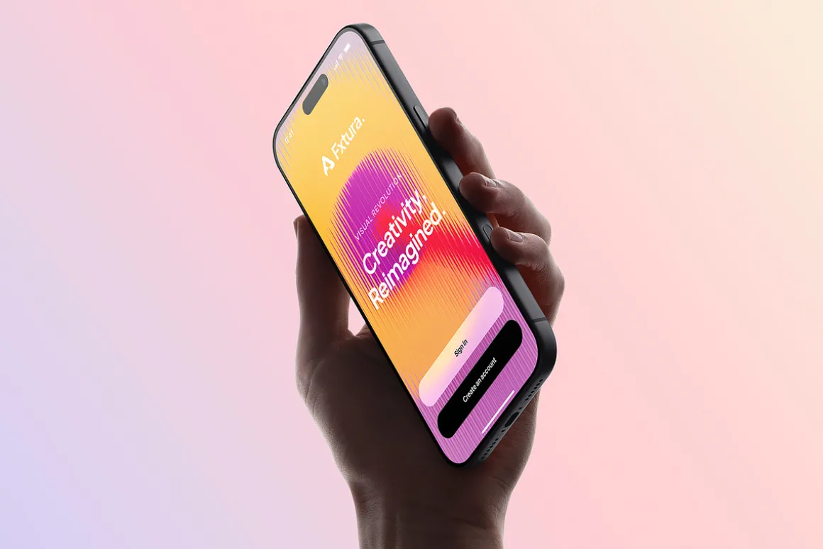 24 iPhone 17 Pro in Hand Mockups