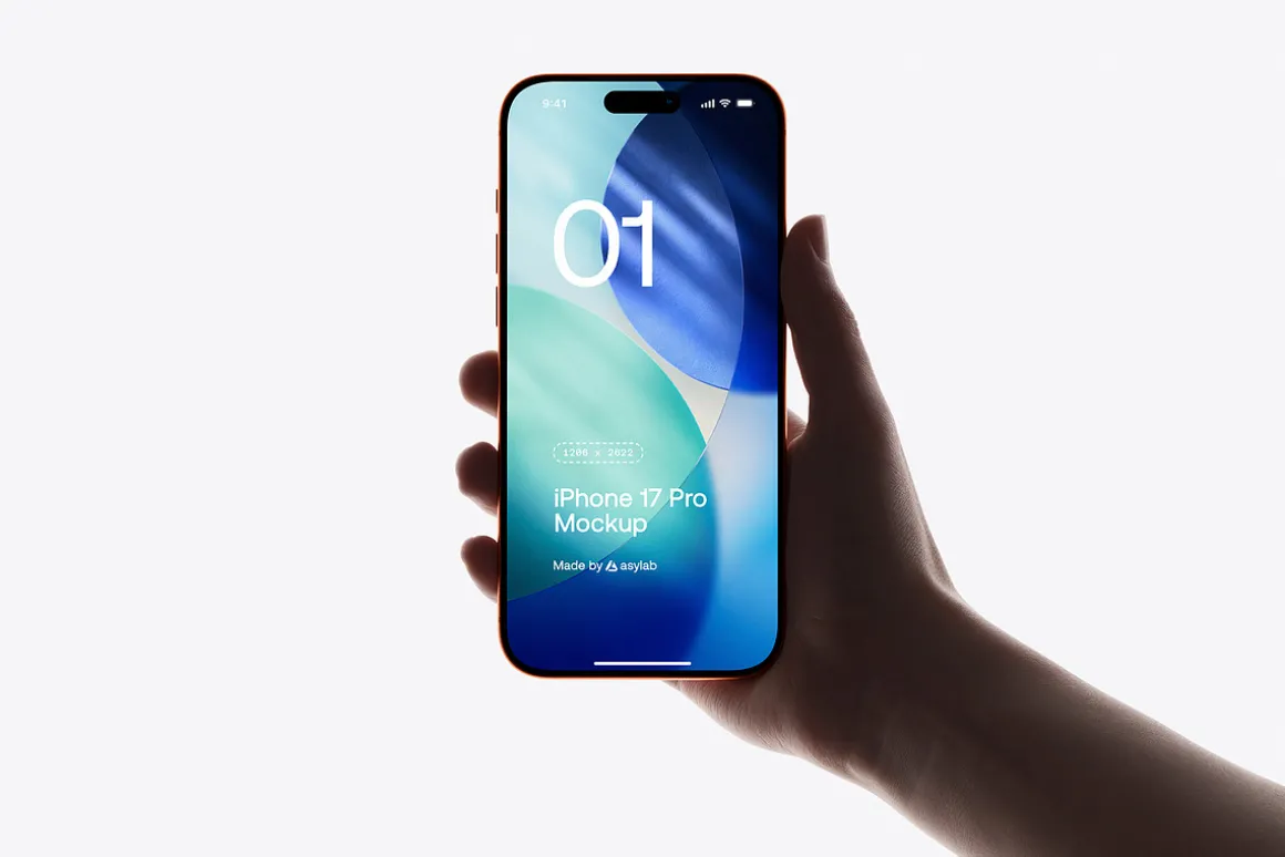 24 iPhone 17 Pro in Hand Mockups
