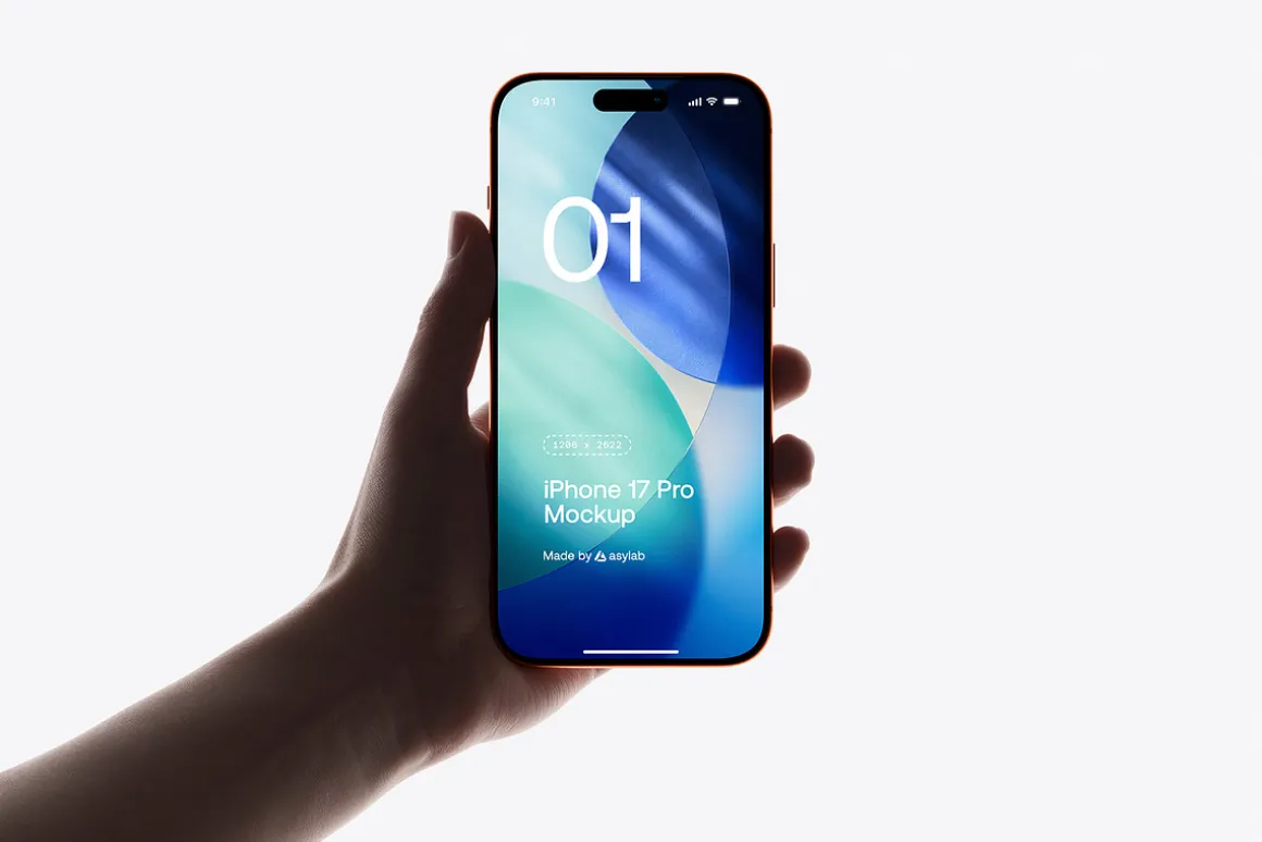 24 iPhone 17 Pro in Hand Mockups