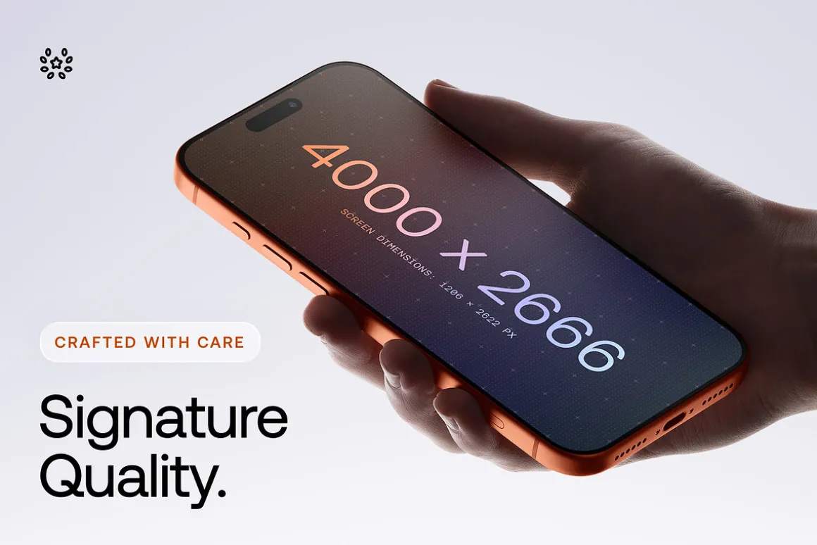 24 iPhone 17 Pro in Hand Mockups