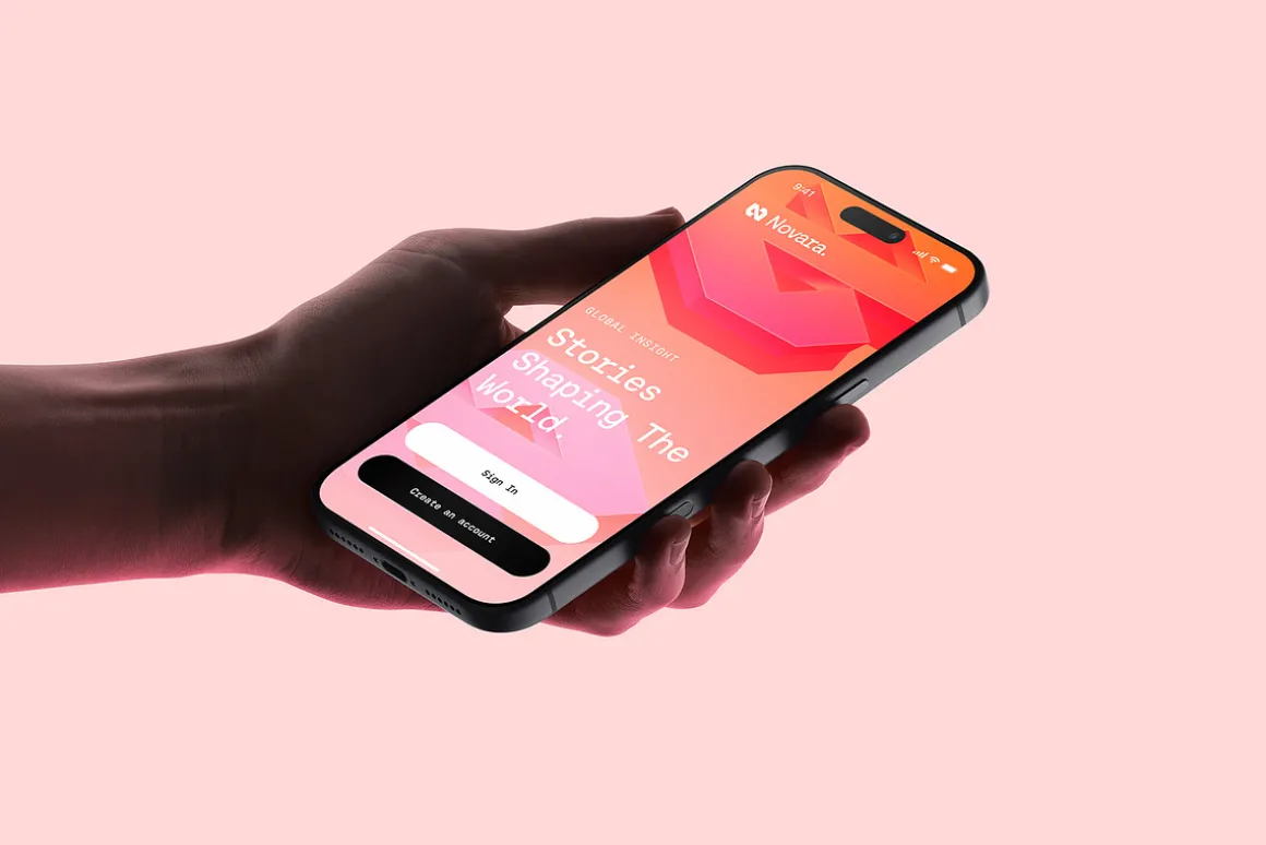 24 iPhone 17 Pro in Hand Mockups