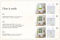50 Kids Nursery Mockups for Canva