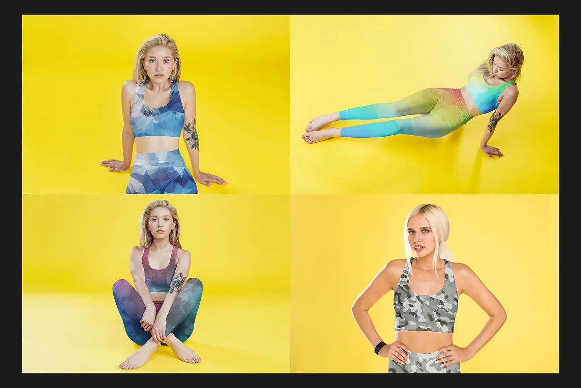 100 Leggings Mock-Up Set