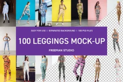 100 Leggings Mock-Up Set