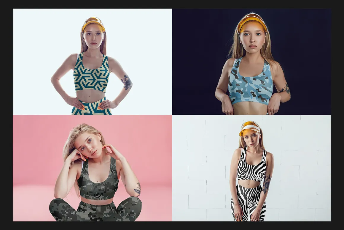 100 Leggings Mock-Up Set