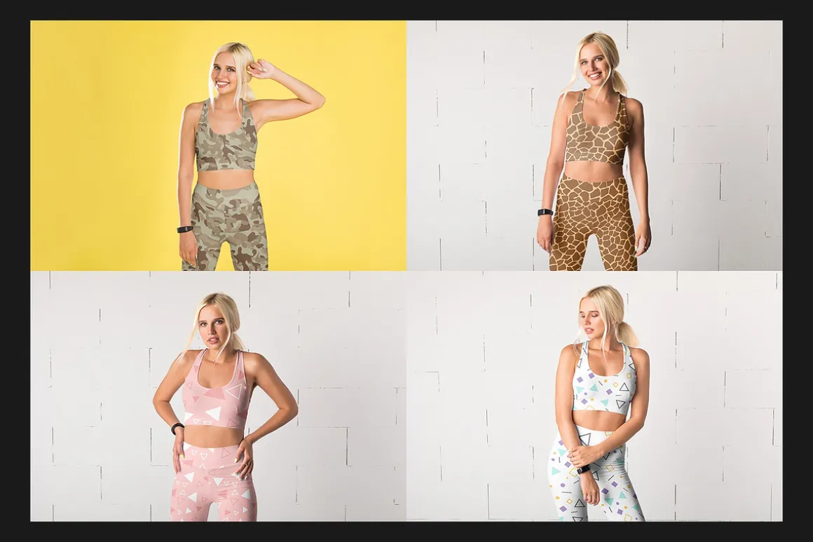 100 Leggings Mock-Up Set