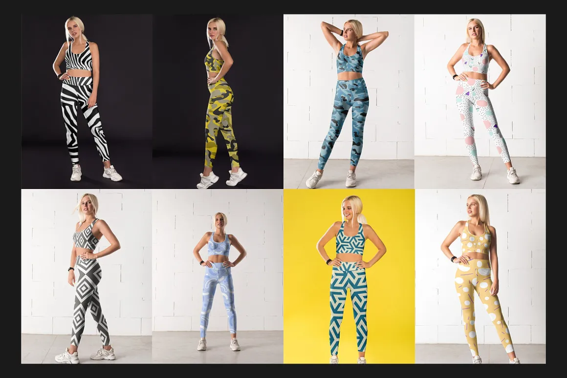 100 Leggings Mock-Up Set