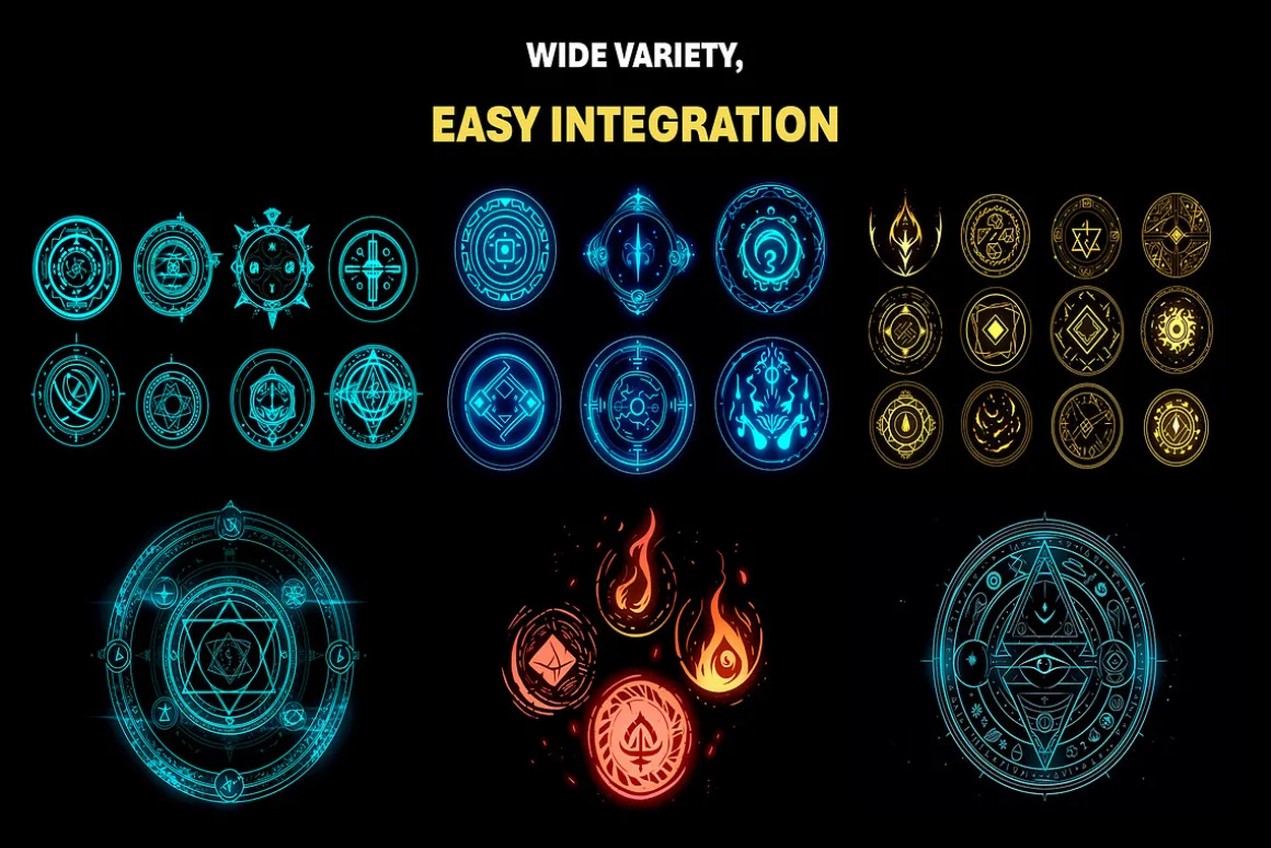 275+ Magic Rune Circles and Glyphs
