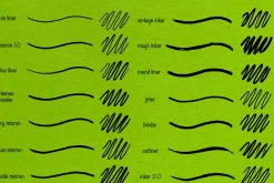 21 Micron Brushes For Procreate