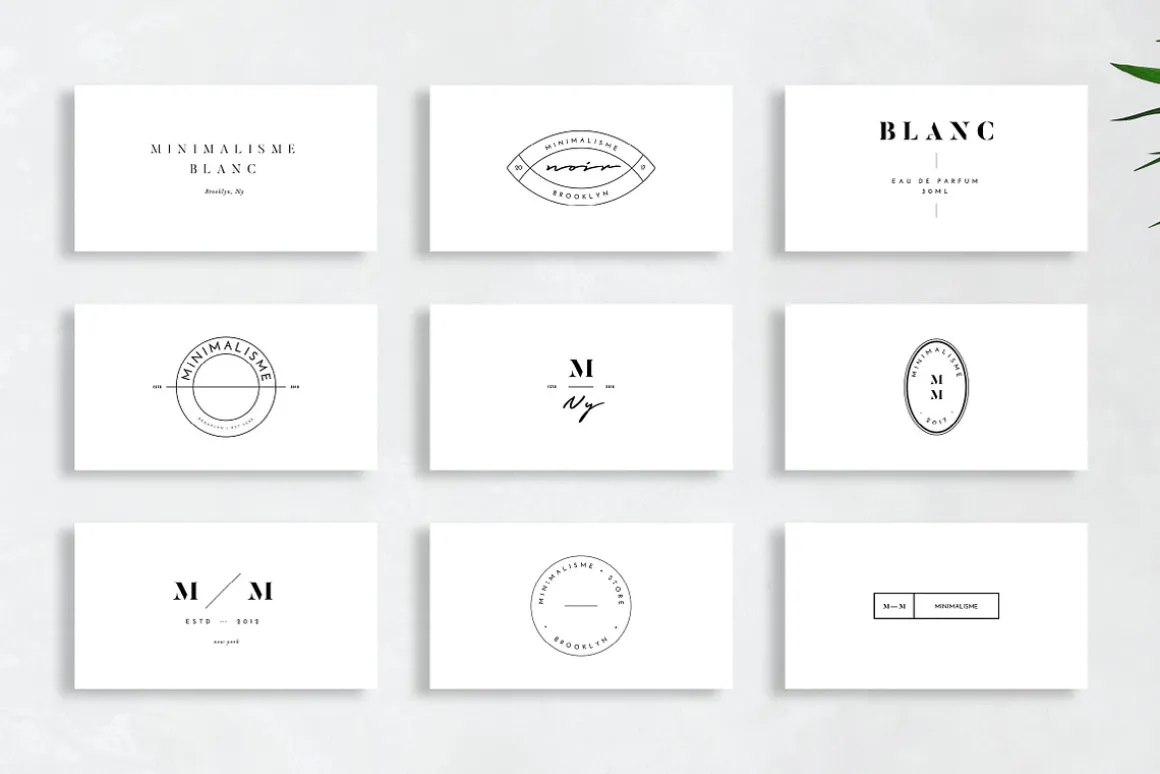 50 Minimal Fashion Brand Logos