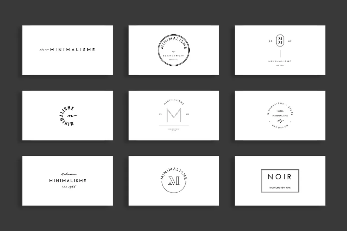 50 Minimal Fashion Brand Logos