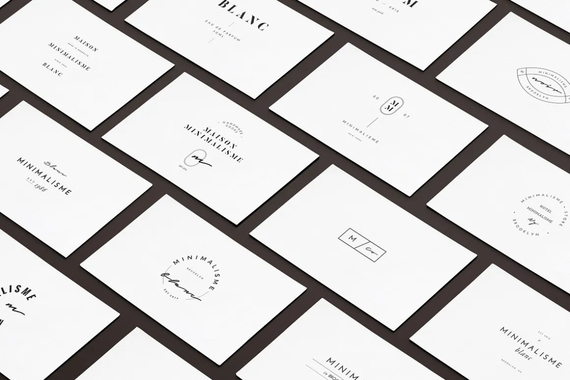 50 Minimal Fashion Brand Logos