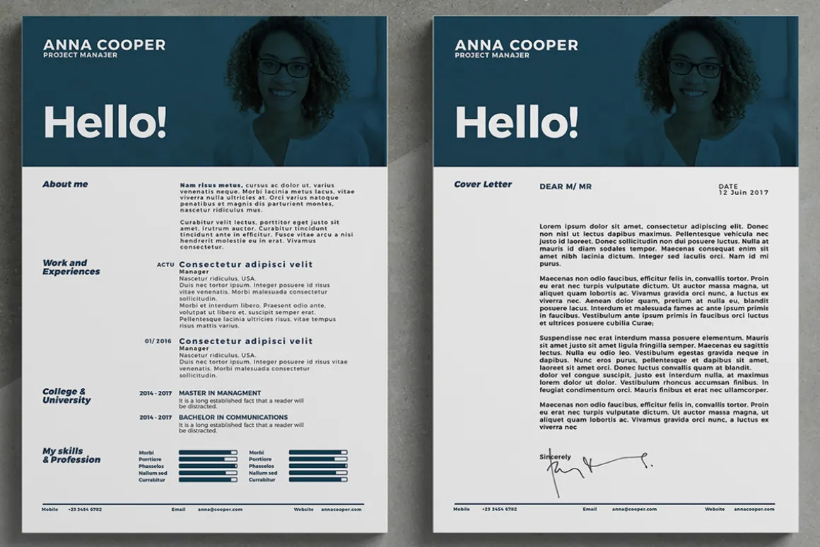 3 Pages Resume