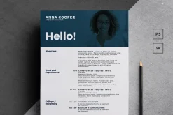 3 Pages Resume