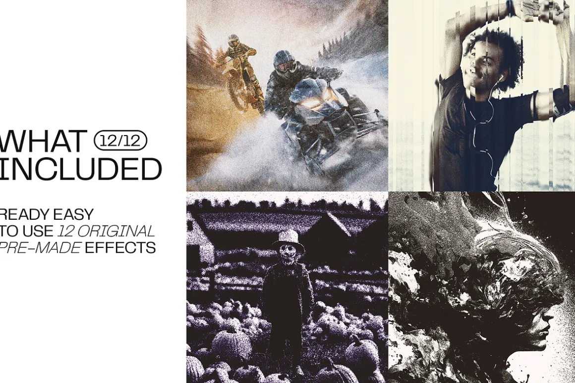 12 Photo Effect Templates