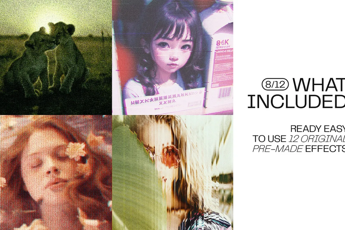12 Photo Effect Templates