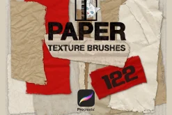 122 Procreate Analog Paper Brushes