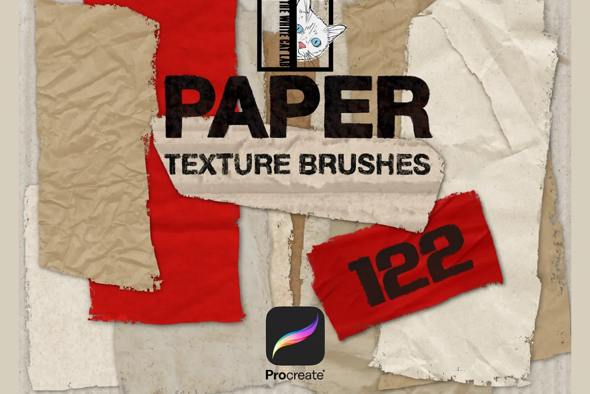 122 Procreate Analog Paper Brushes