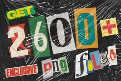 2600+ Ransom Note Letters from 1980s