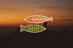 40 Retro Camp Stickers