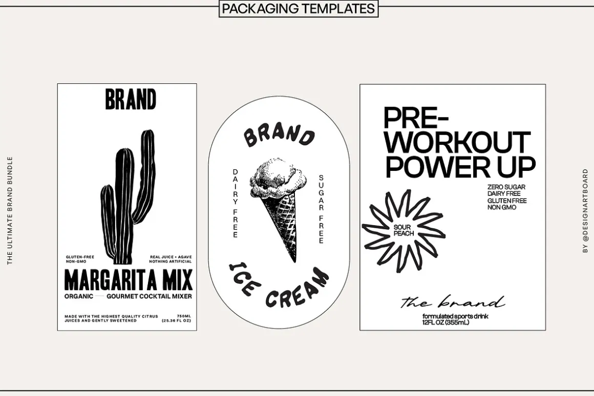 300+ Super Pack Brand Kit Vol 1-4